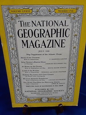National Geographic Magazine Nat Geo  July 1939 (NG12)