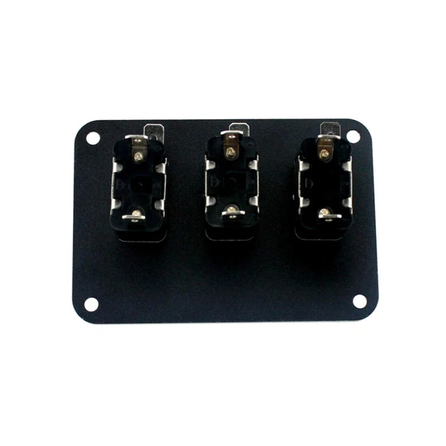 Pulsantiera Di Avviamento Del Motore, Pannello Interruttore A Levetta Di Accensione 6 Gang Stile Racing Universale Preforato Con Fusibile Per Veicolo Con Guida A Sinistra - Foto 13