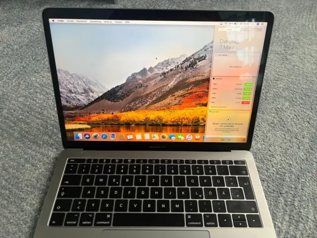 Apple MacBook Pro 13,3"" (128 GB SSD, Intel Core i5 7. Gen., 3,60 GHz, 8 GB RAM)