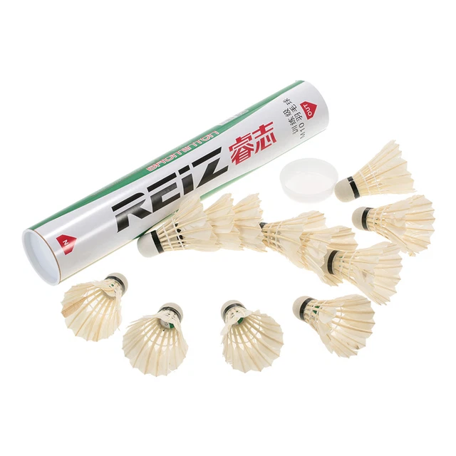 12pcs badmintons Canard / Goose Feather  / Foam Head Shuttle Enormes C4M4