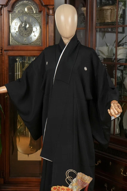 Dear Vanilla Japanese Silk Tomesode Kimono Women's Authentic Japan Made Vintage 2