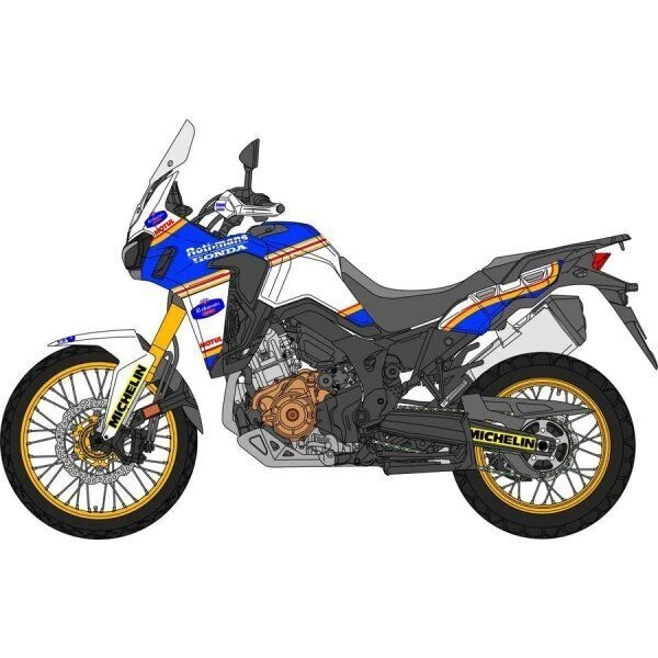 Kit De Décalcomanies Repsol #93 1/6 Pour Maquette TAMIYA Honda CRF1000L - Museum Collection