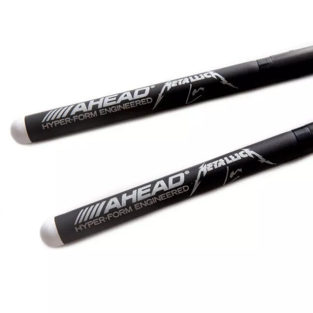 Metallica - Lars Ulrich - Signature Series Drum Sticks - Silver Logo Metallica - Lars Ulrich - Signature Series Drum Sticks - Silver Logo