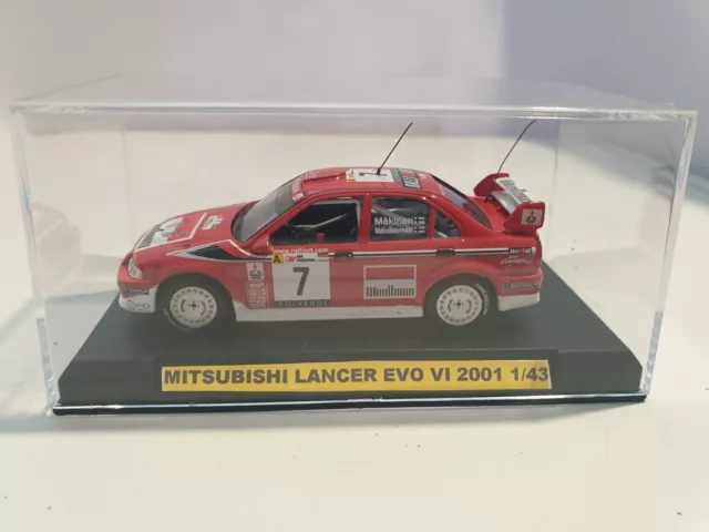 SNAKE-42 Modellino Die Cast DeAgostini Mitsubischi Lancer Evo VI 2001 1/43