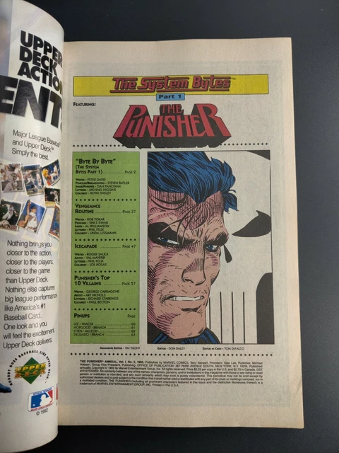 The Punisher Annual Vol 1 #5 1992 Marvel Comics VTG Comic Book 2