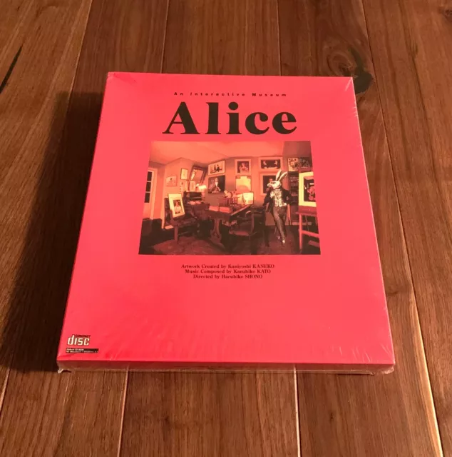 ALICE - AN INTERACTIVE MUSEUM: New, Sealed, Super Rare! Windows CD-ROM