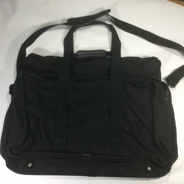 Vintage Tumi USA Black Ballistic Nylon 21” Carry On Weekender Soft Duffel Bag 2
