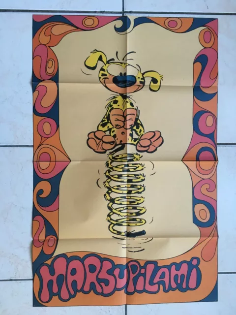 Poster Marsupilami Supplément Spirou PARFAIT ETAT