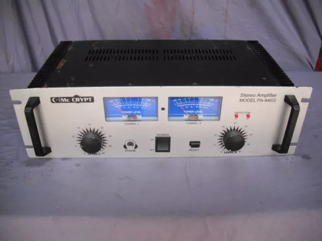 Mc Crypt  Stereo Amphiflier Model PA-940/2 480 Watt Verstärker