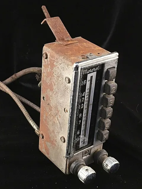 Vintage 1940's Motorola Vertical Push-Button Car Radio Control Head 2