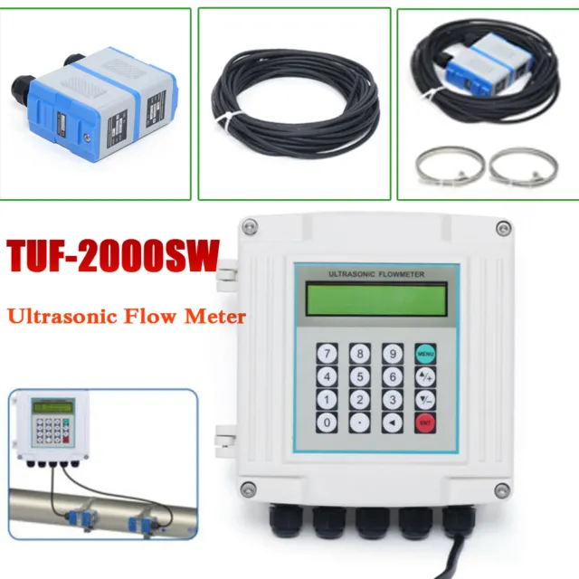 Ultrasonic Flow Meter Liquid Flowmeter TUF-2000SW High Temp TM-1 DN50-700mm