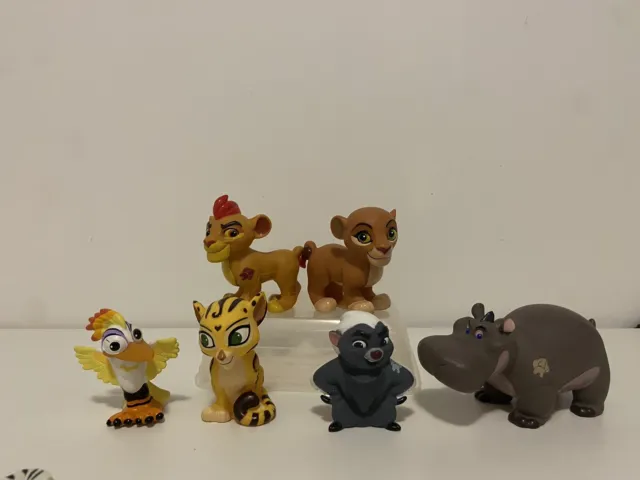 Disney Junior Lion Guard Bath Toys Set Lion Guard Figures x 6
