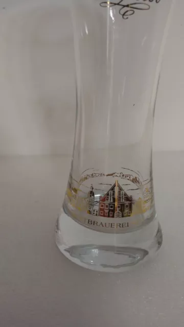 Erdinger Weissbrau Aus Bayern Weibbier 0.5L Rastal Beer Glass 10" Germany 2