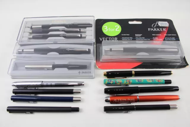 Parker Pens Writing Inc Fountain Ballpoint Pencil Frontier Vector Boxed x15