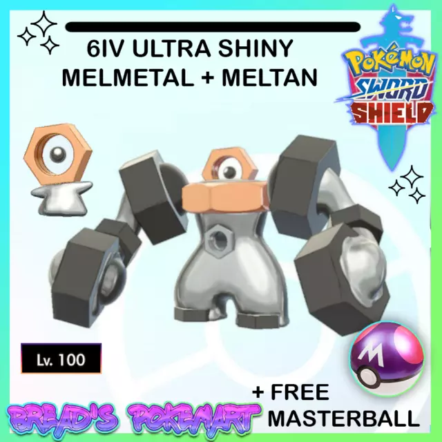 TOXEL ✨ Ultra Square SHINY 6IV ✨ Pokemon SWORD and SHIELD lv1 +Free  MasterBall