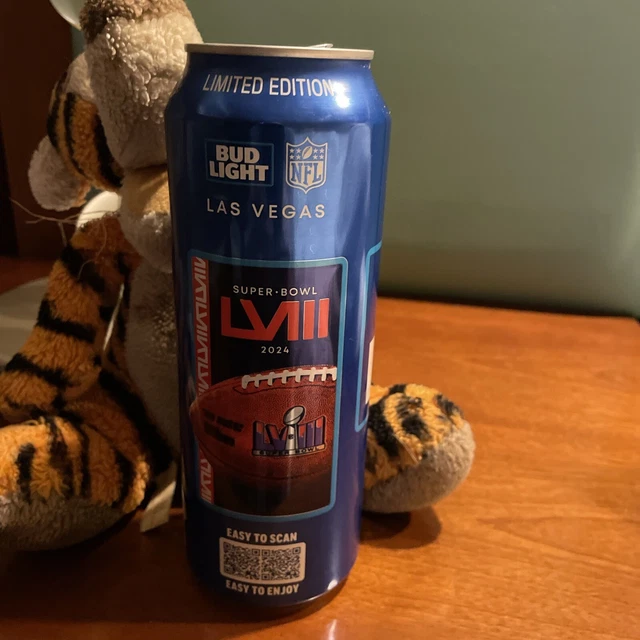 2 BUD LIGHT SUPER BOWL LVIII 2024 LAS VEGAS BEER CAN LE NFL 49ERS