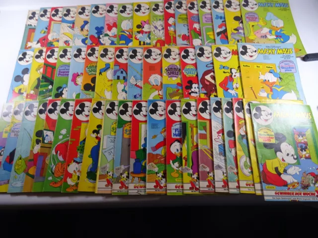  Walt Disney Micky-Maus-Hefte kompletter Jahrgang 1982 teilw. mit Zugabe (13360)
