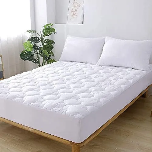 WhatsBedding Queen Size Mattress Pad-Soft Cooling Mattress Cover for College ...
