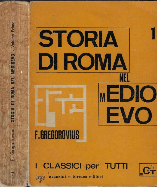 Storia di roma nel medioevo ferdinand gregorovius 1966 i ed eur