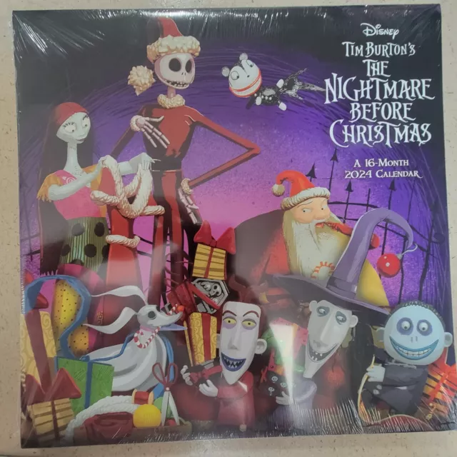 DISNEY TIM BURTONS The Nightmare Before Christmas 2024 12 x 12 Wall