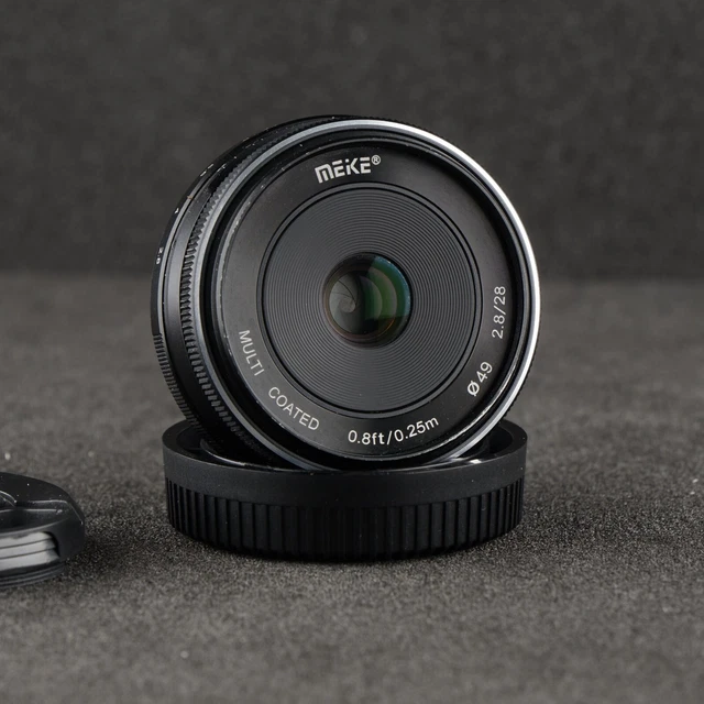 FUJI XF MOUNT Meike 28mm MF Pancake Lens PicClick UK