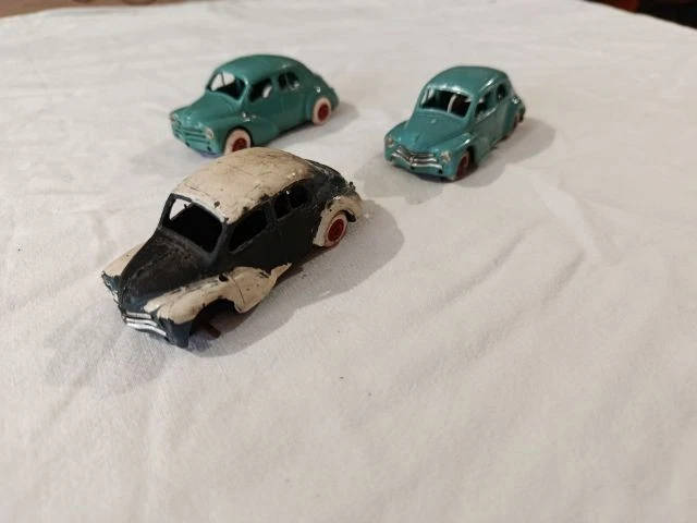 NOREV RENAULT 4CV 4 cv Norev orange flash étiquette boite reproduction