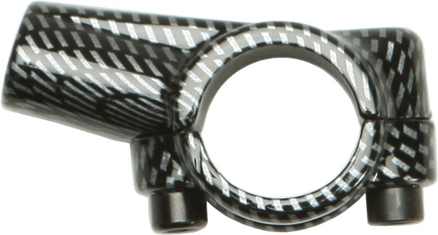 Emgo Handlebar Mirror Mounts 7/8" Black Gray Left Right #20-28127