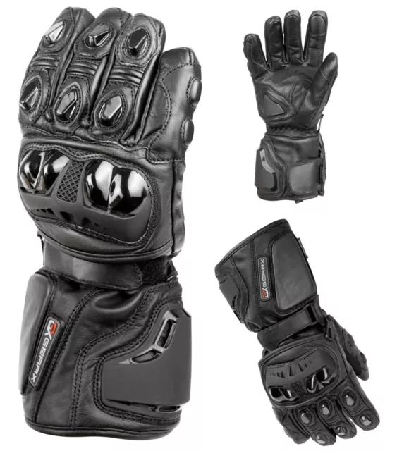 GearX Par Térmico Impermeable Moto Guantes Carbono Protección