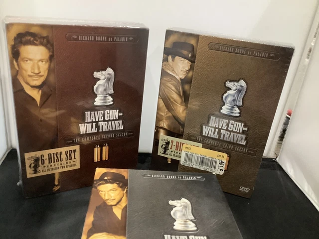 HAVE GUN WILL TRAVEL Seasons One, Two and Three DVD Starred Richard Boone 1 2 3