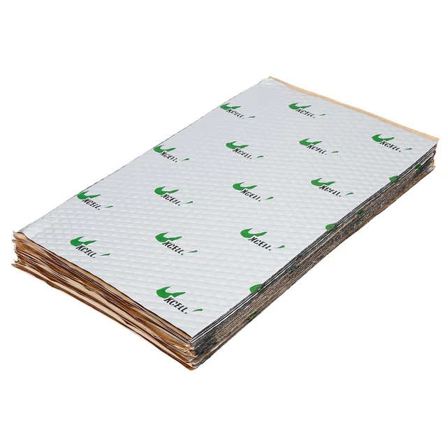 17pcs 80mil 18 pieds carrés Voiture Bruit Isolation thermique Tapis Barrière