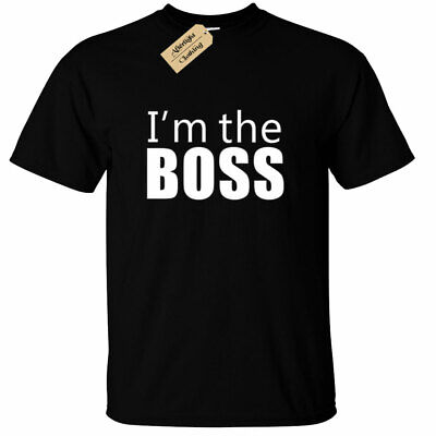 Kid's I'm the Boss T-Shirt | 3 - 13 yrs | Boys Girls Children's