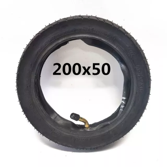 200x50 Electric Scooter Inner Tube & Tyre Set 136mm Diameter for Razor Scooters