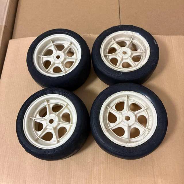 [VINTAGE] TAMIYA SUPER GRIPPER Tire and Wheel 4-Piece Set £86.58 ...