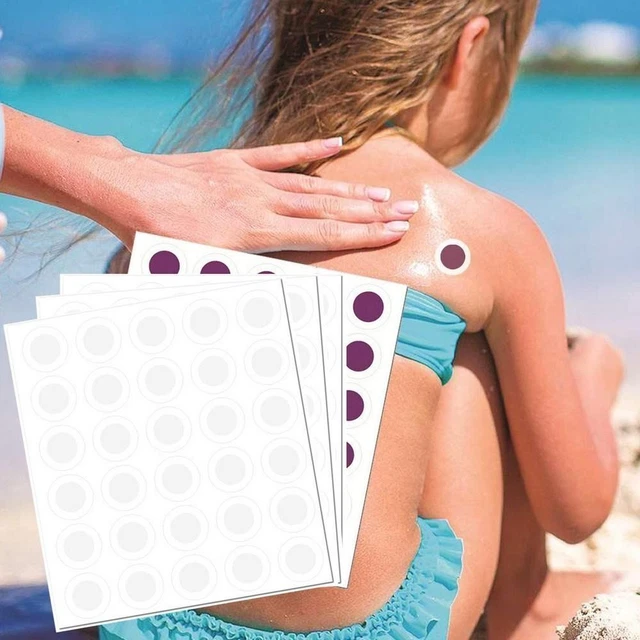 5pcs/set Self Adhesive UV Detecting Patches UV Test Stickers    Swi