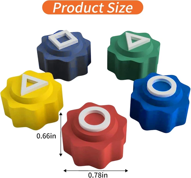Gioco Tradizionale Coreano Gonggi – Set Di 5 Pietre Colorate In Plastica – Gioco Di Abilità E Coordinazione Per Bambini E Adulti