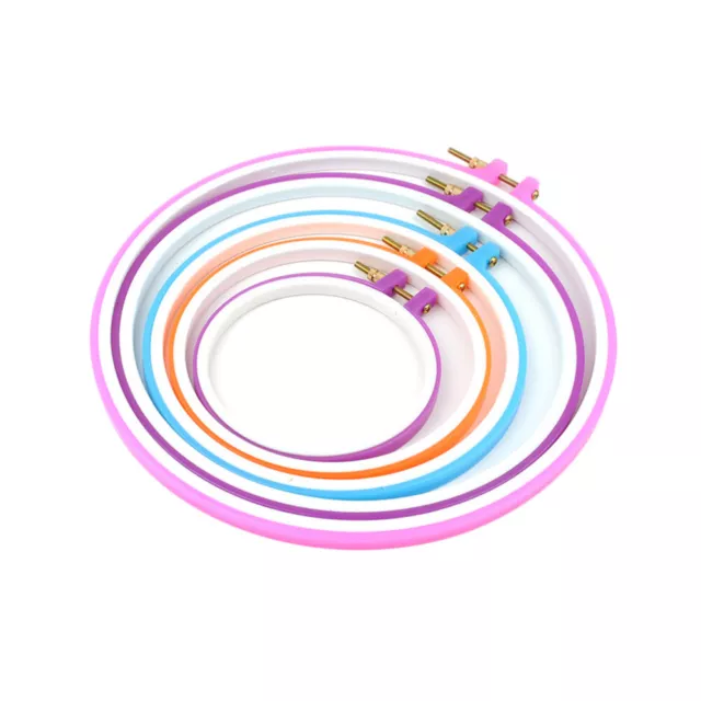 5 PC Sewing Hoop for Pendant Embroidery Accessories Tool Combination