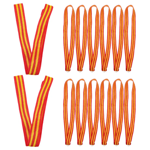20 Pcs Award Ribbon Lanyards Competitions Sports Soccer Medals
