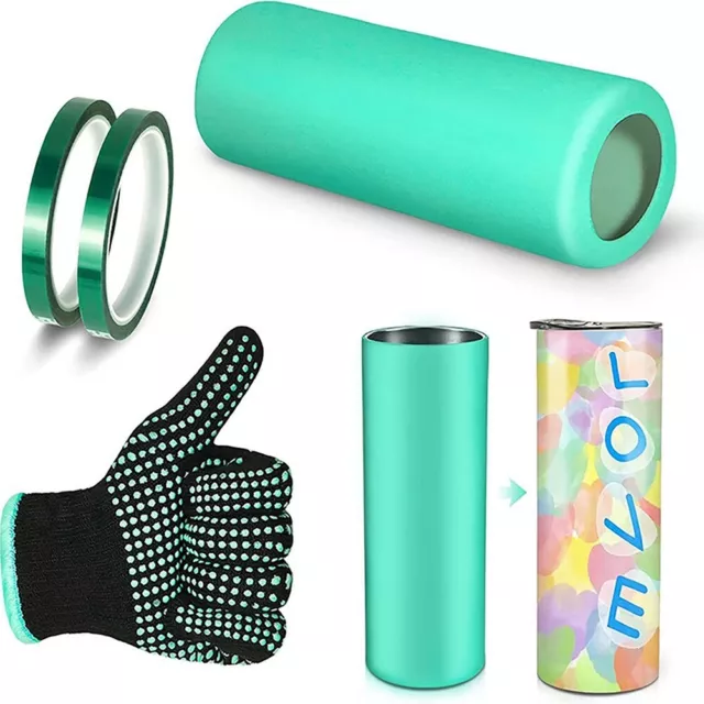 Premium Silicone Wrap Kit with Gloves and Transfer Tape Sublimation Must Haves