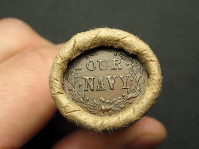 🔥ESTATE SALE ROLL! 50 INDIAN HEAD CENT PENNY COINS CIVIL WAR TOKEN SHOWS #59b🔥