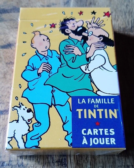 Hergé & Moulinsart - card game, Tintin family - new under cello