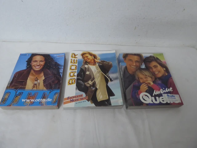 3 x  Katalog   Otto / Bader / Quelle