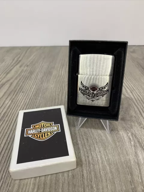 Zippo Harley Davidson Wings (Harley Davidson Zippo Lighter) - Unfired (025)