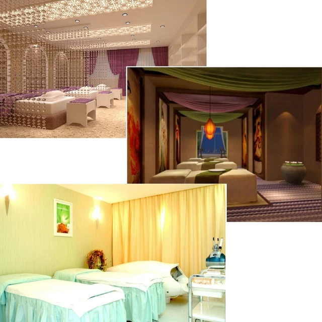 Lenzuola da massaggio morbida bellezza copertura letto trattamento SPA con foro per respiro viso Regno Unito