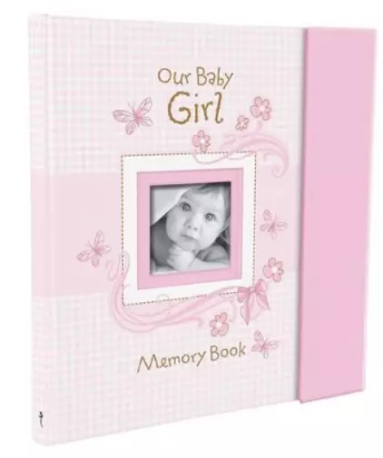 Christian Art Gifts Girl Baby Book of Memories Pink Keepsake Photo Al (Hardback)