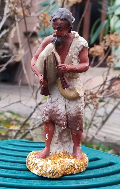 Anciens Santons De Provence En Plâtre 9.5 Cm – Crèche De Noël