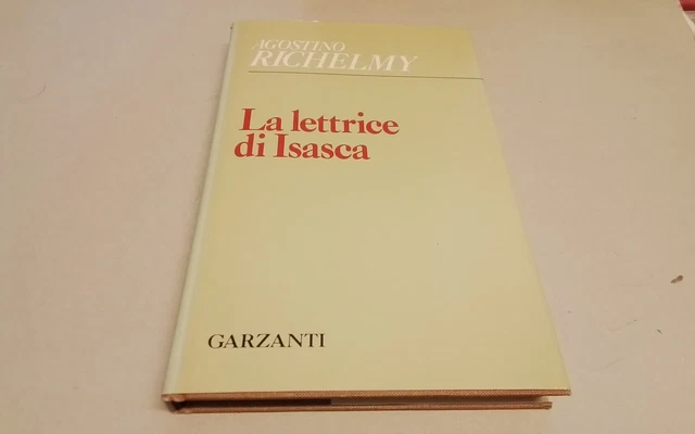 A. RICHELMY, LA LETTRICE DI ISASCA GARZANTI, 1a ED. 1986, 28a26