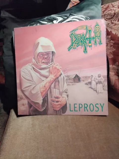 LP,  D E A T H,  LEPROSY, Original, 1988, Made In England