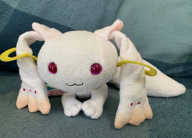 Magi Madoka Magica Kyubey Plush Toy Anime Manga White Cute Stuffed W/Tags 37cm