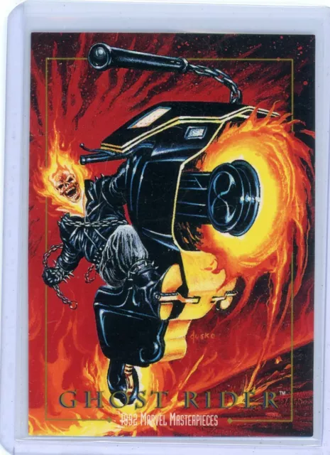 1992 marvel masterpieces skybox ghost rider #37