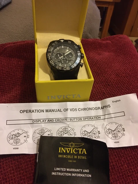 INVICTA MILITARY STYLE Men I Force 3329 Brown Leather Chronograph